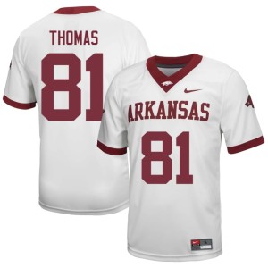 White Hawgs Player College Football Dai'Shaun Thomas Mens #81 Jersey 182349-294