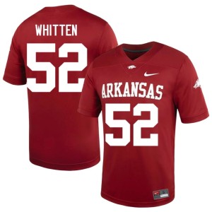Cardinal Men #52 College Football Player Donovan Whitten Arkansas Jerseys 236493-938