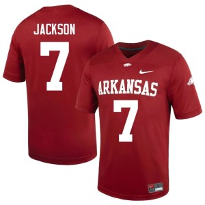 Cardinal College Football KJ Jackson Men #7 Game Razorbacks Jerseys 345692-847