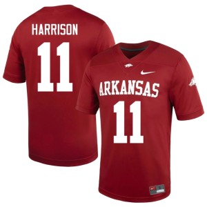 Cardinal Hogs Monte Harrison Game Men's #11 College Football Jerseys 932671-270