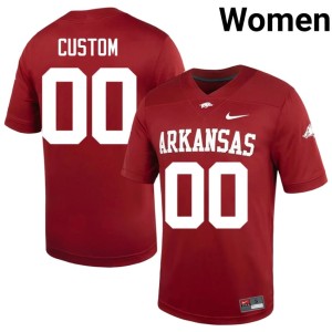 Cardinal Womens College Football Game #00 Arkansas Custom Jerseys 850252-630