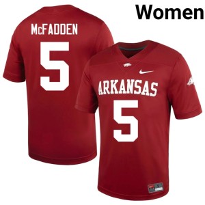 Cardinal Alumni Women Hogs #5 Darren McFadden College Football Jersey 391414-871