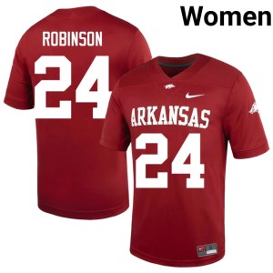 Cardinal Mario Robinson College Football High School Arkansas Women #24 Jerseys 777831-941
