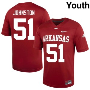 Cardinal Alumni #51 Hog Nation Adam Johnston Youth College Football Jersey 779440-767