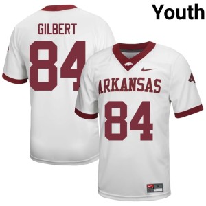 White College Football #84 Breylen Gilbert High School Youth Hogs Jersey 175936-217