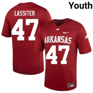 Cardinal College Football Limited #47 U of A Maddox Lassiter Youth Jerseys 970254-646