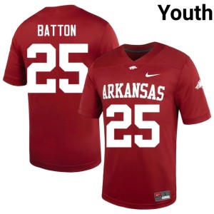 Cardinal Player Markeylin Batton College Football Youth #25 Hog Nation Jerseys 115659-812